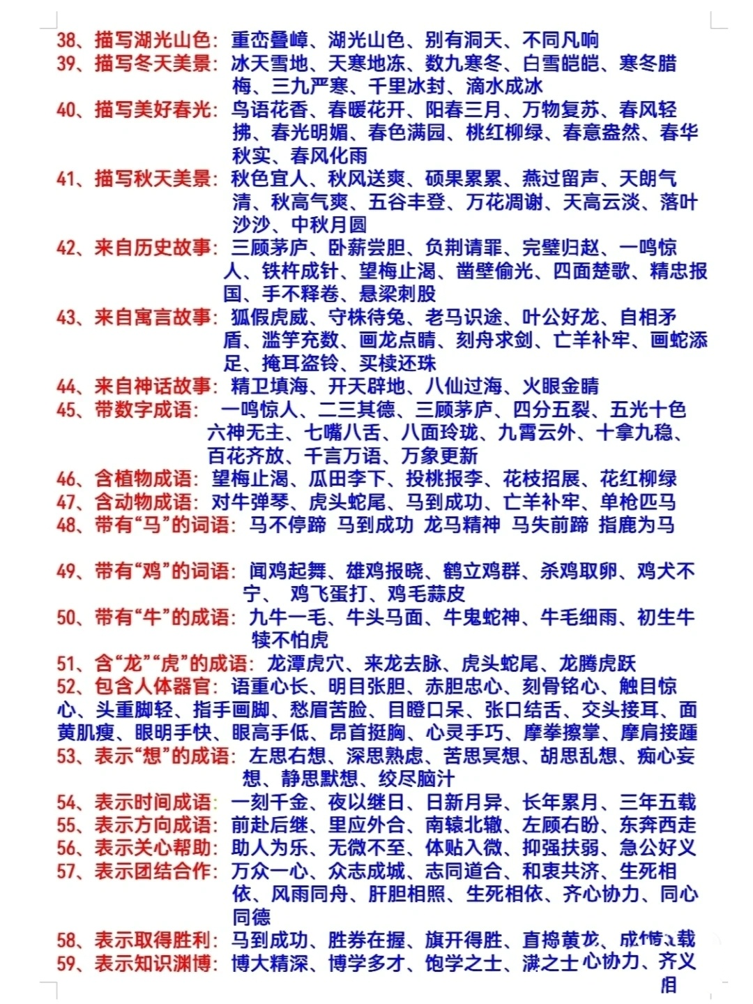 新奥天天免费资料四字成语整理释义与落实行动