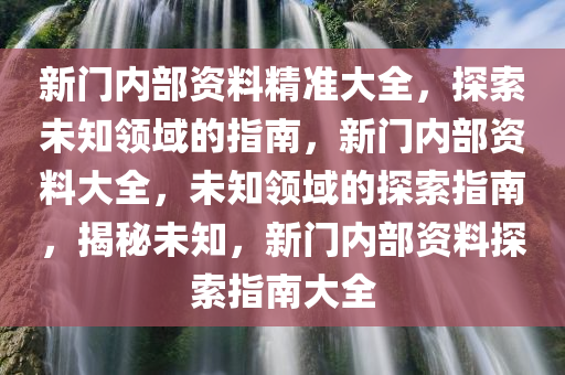 新门内部资料精准大全，更新章节列表与互动释义的落实